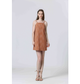 Korner Korner - Square Neck Mini Dress (Terracotta)