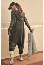 Free people Free People - Hot Shot Long Sleeve Onesie (Black)