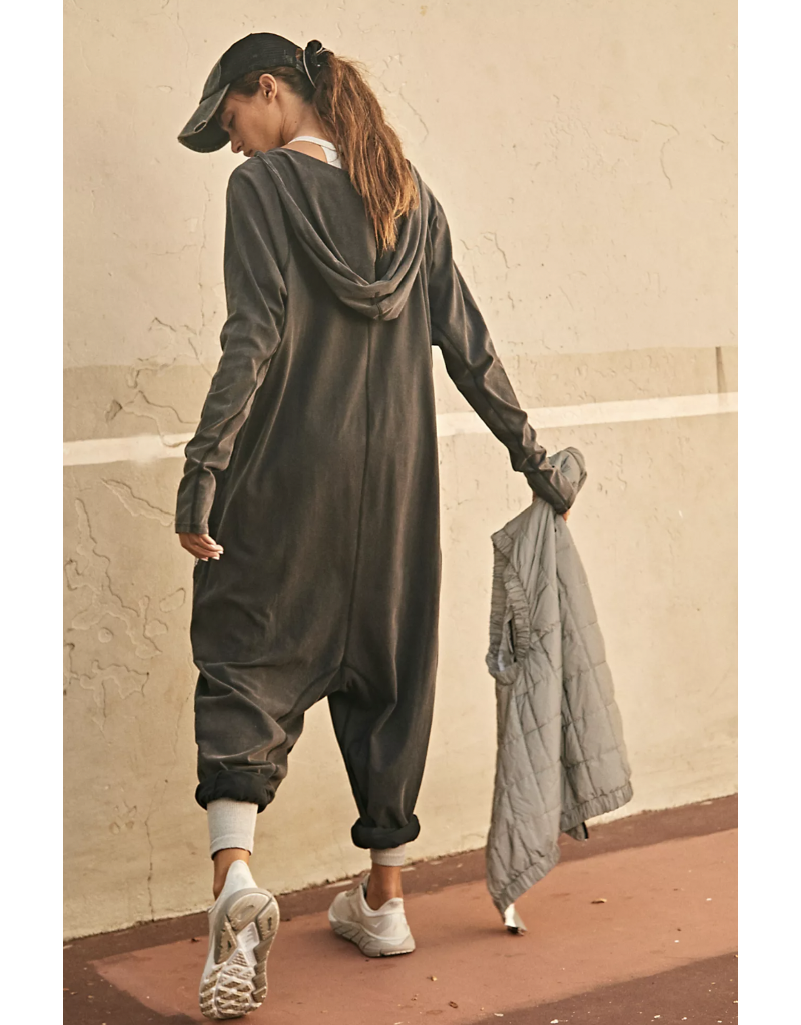 Free people Free People - Hot Shot Long Sleeve Onesie (Black)