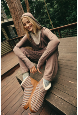 Free people Free People - Hot Shot Long Sleeve Onesie (Dark Espresso)