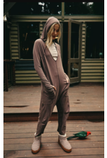 Free people Free People - Hot Shot Long Sleeve Onesie (Dark Espresso)