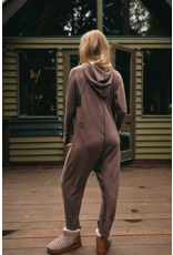 Free people Free People - Hot Shot Long Sleeve Onesie (Dark Espresso)