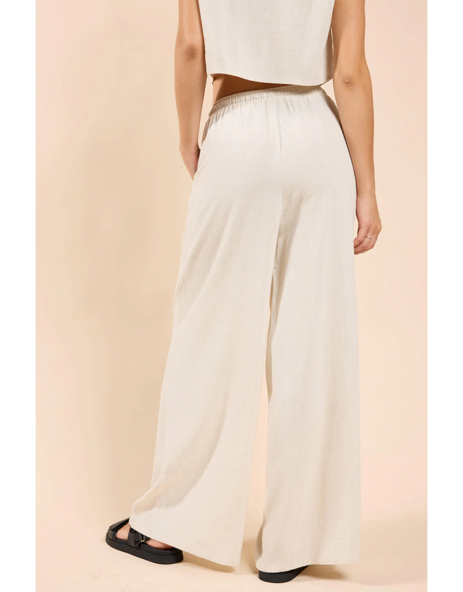 Sadie & Sage Sadie & Sage - Sugarloaf Elastic Pants (Oatmeal)