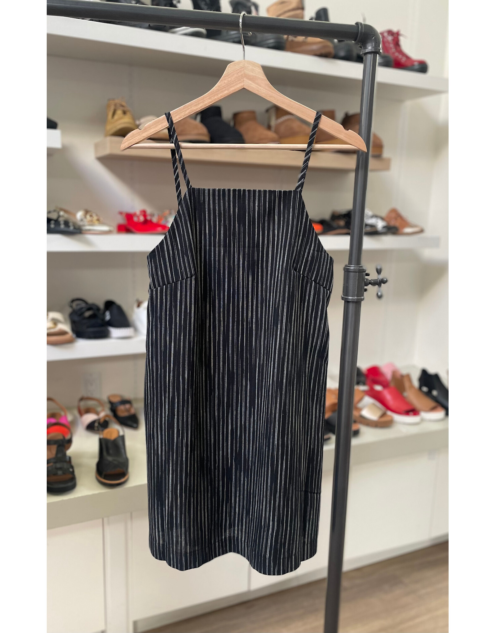 Korner Korner - Square Neck Mini Dress (Black)