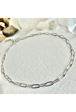 Pika & Bear Pika & Bear - "Petit Montmartre" Small Paperclip Chain Anklet