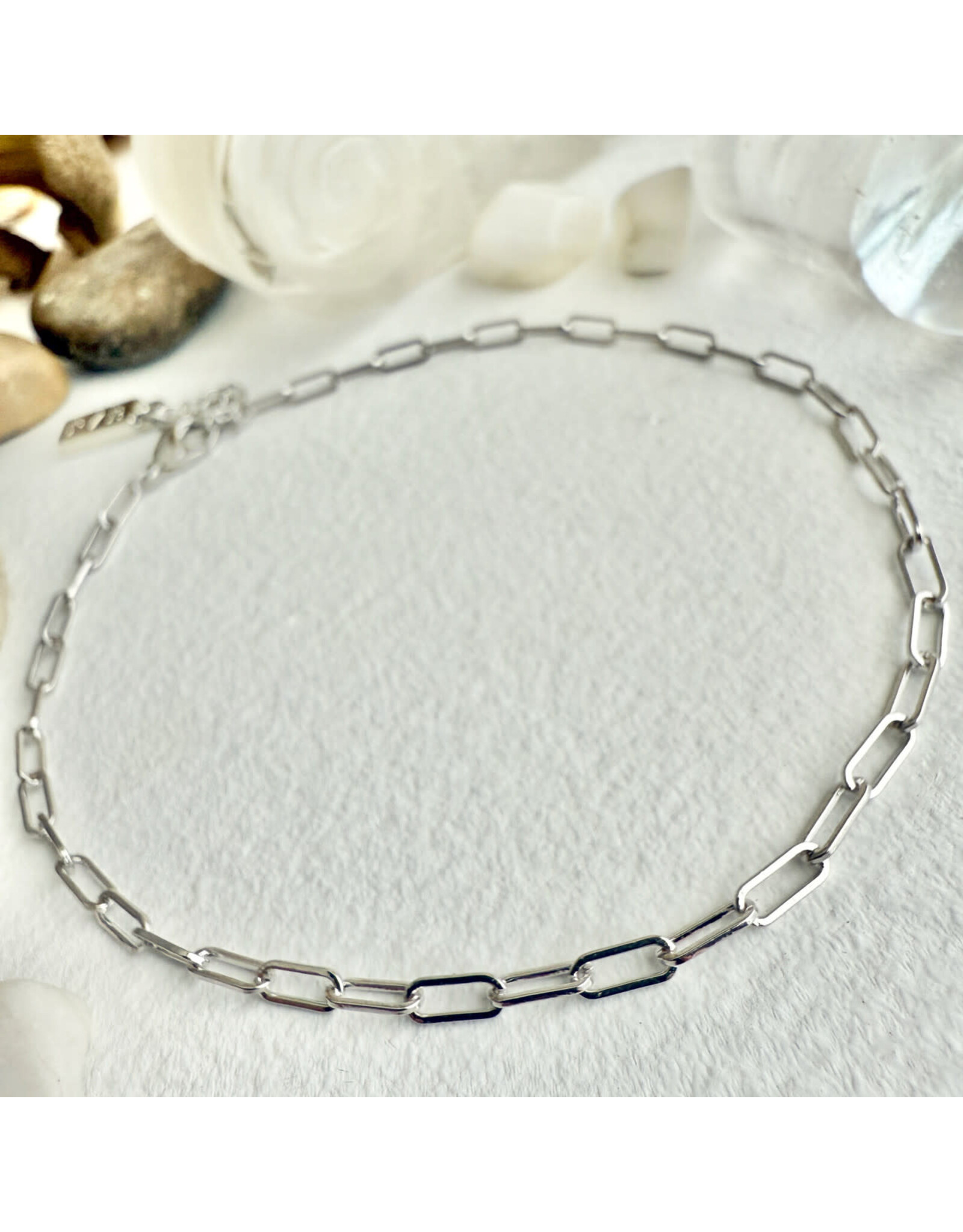 Pika & Bear Pika & Bear - "Petit Montmartre" Small Paperclip Chain Anklet
