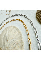 Pika & Bear Pika & Bear - "Petit Montmartre" Small Paperclip Chain Anklet