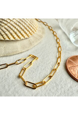 Pika & Bear Pika & Bear - "Petit Montmartre" Small Paperclip Chain Anklet