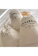 Pika & Bear Pika & Bear - "Wilson" Acetate Heart Hoop Earrings in Leopard