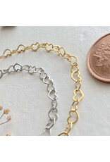 Pika & Bear Pika & Bear - "Love Bites" Tiny Heart Chain Necklace