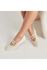 Dolce Vita Dolce Vita - Baylee Perforated Suede Flat (Bone)