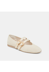 Dolce Vita Dolce Vita - Baylee Perforated Suede Flat (Bone)