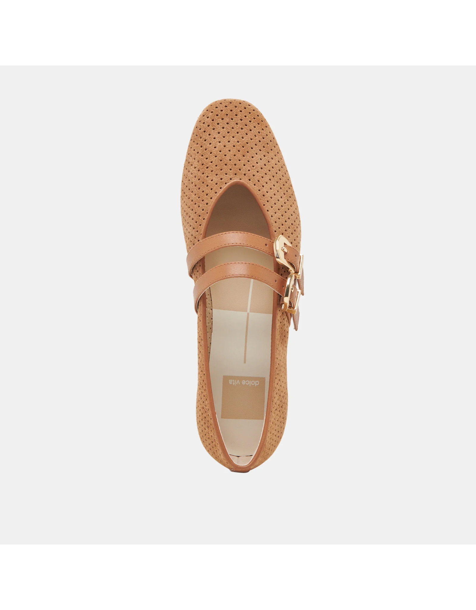 Dolce Vita Dolce Vita - Baylee Perforated Suede Flat (Pecan)
