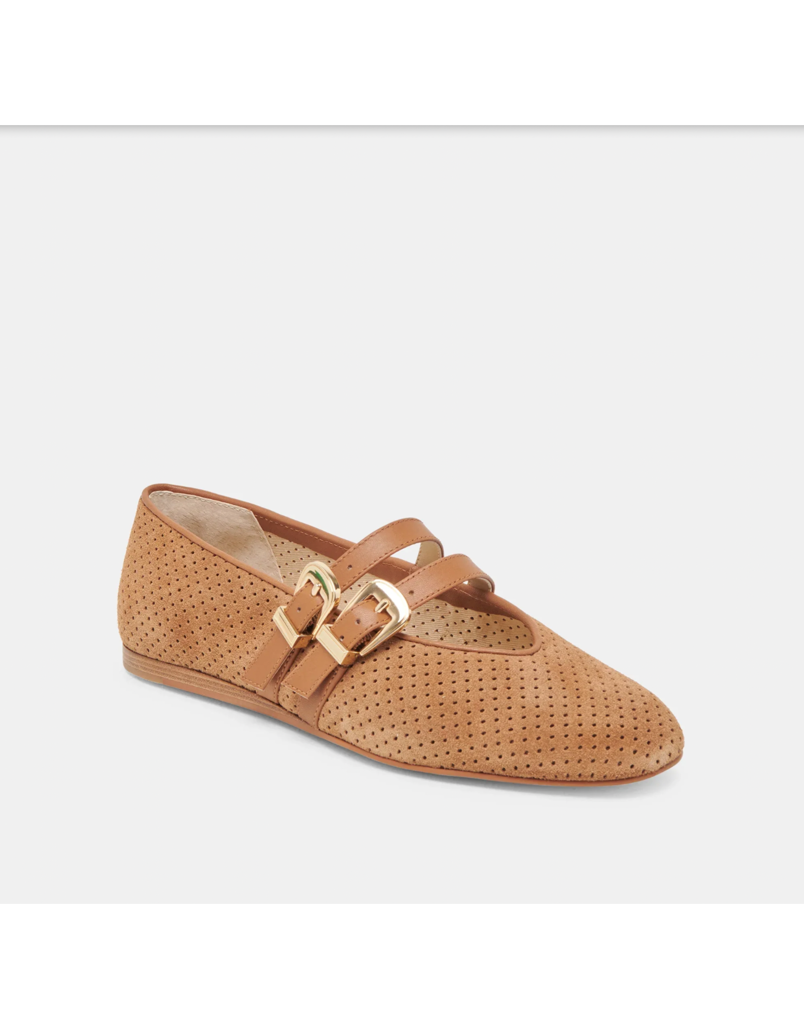 Dolce Vita Dolce Vita - Baylee Perforated Suede Flat (Pecan)