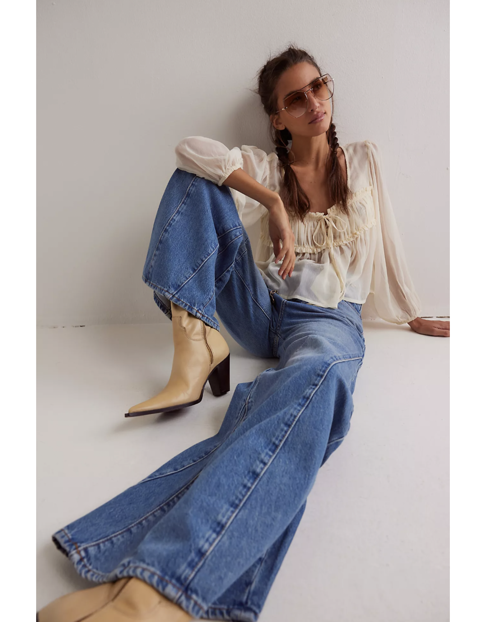 Free people Free People - Eden High Slouchy Jean (Homefree)