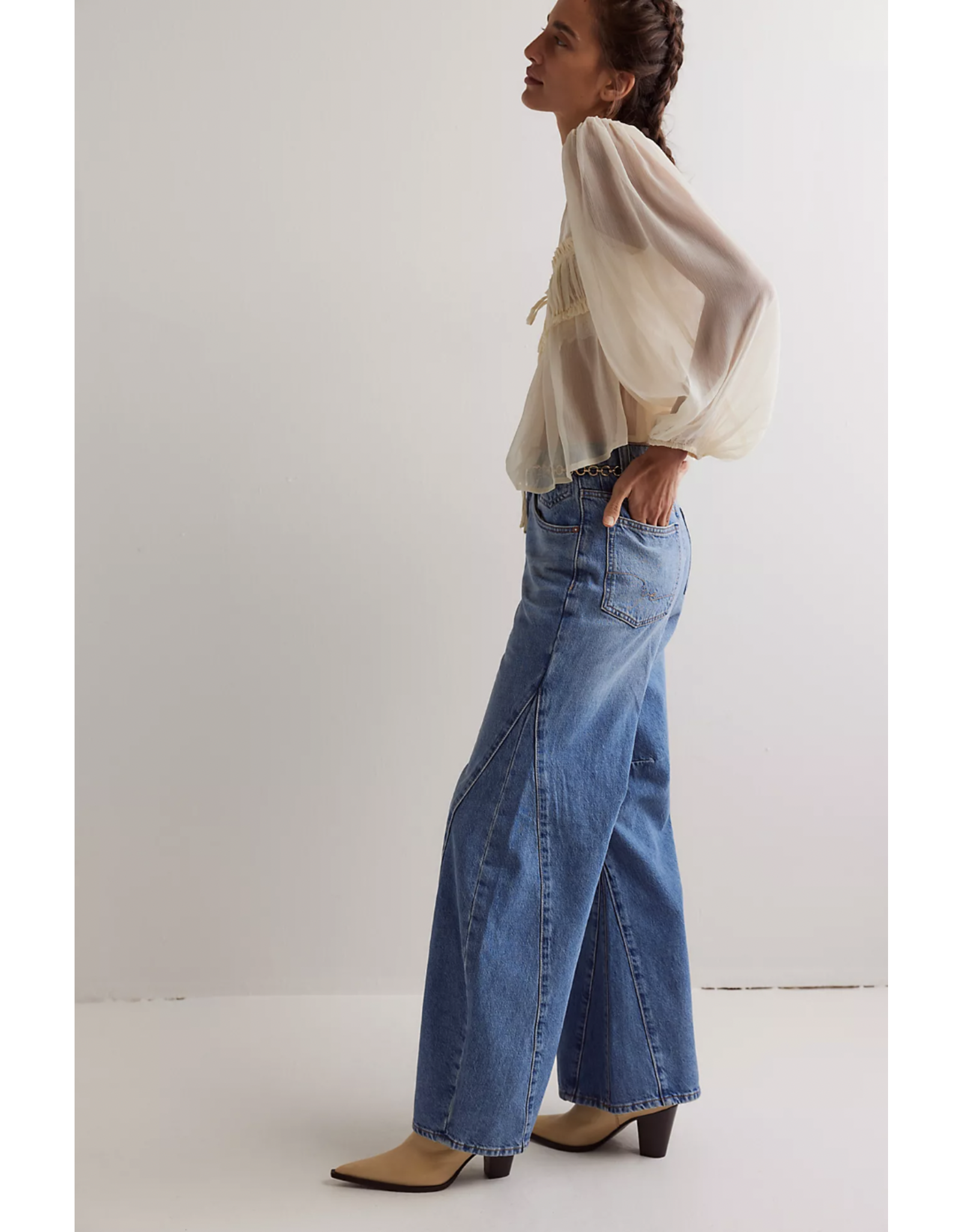 Free people Free People - Eden High Slouchy Jean (Homefree)