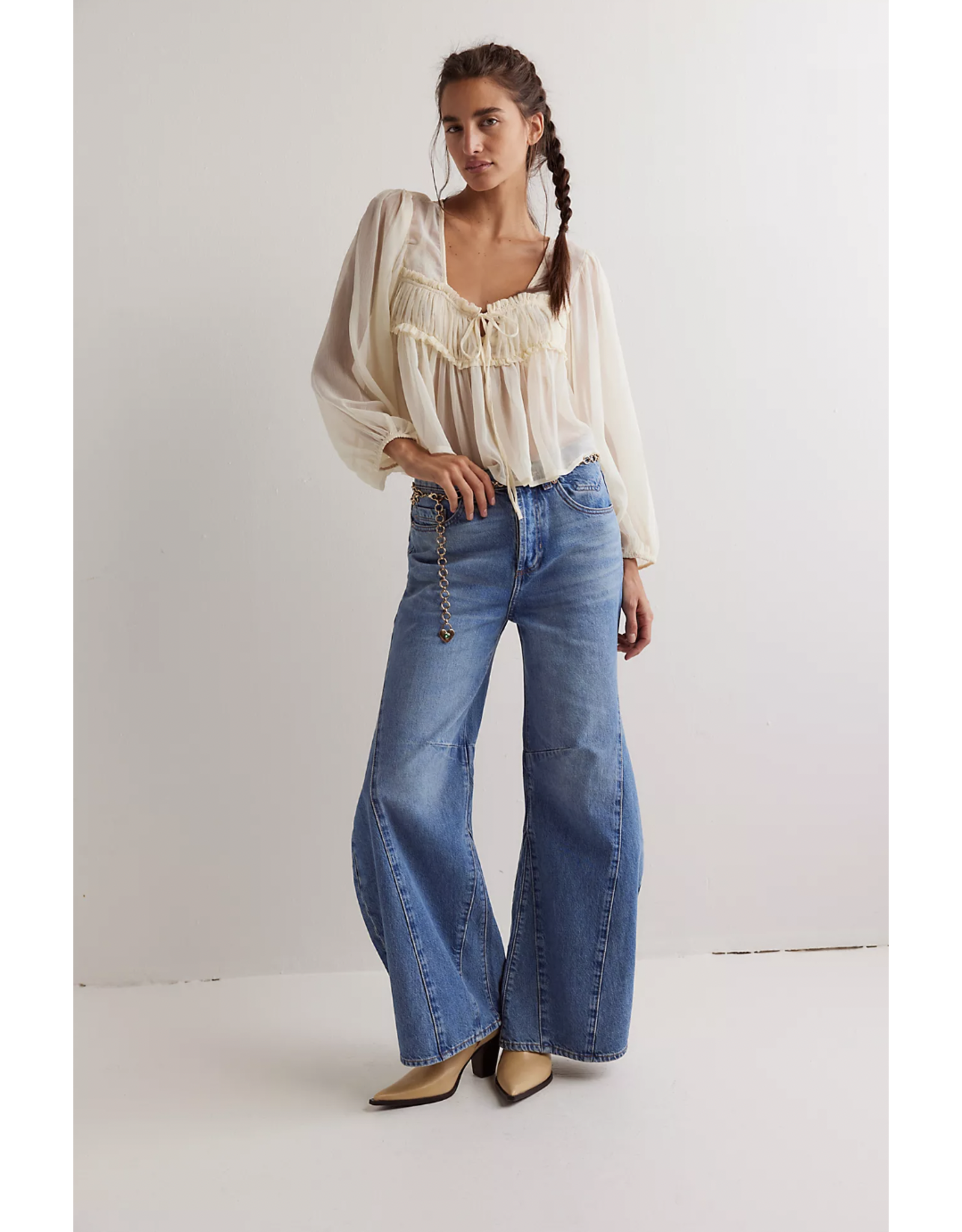 Free people Free People - Eden High Slouchy Jean (Homefree)