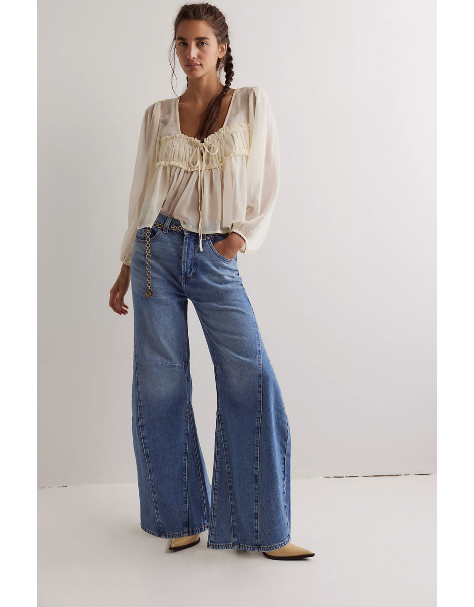 Free people Free People - Eden High Slouchy Jean (Homefree)
