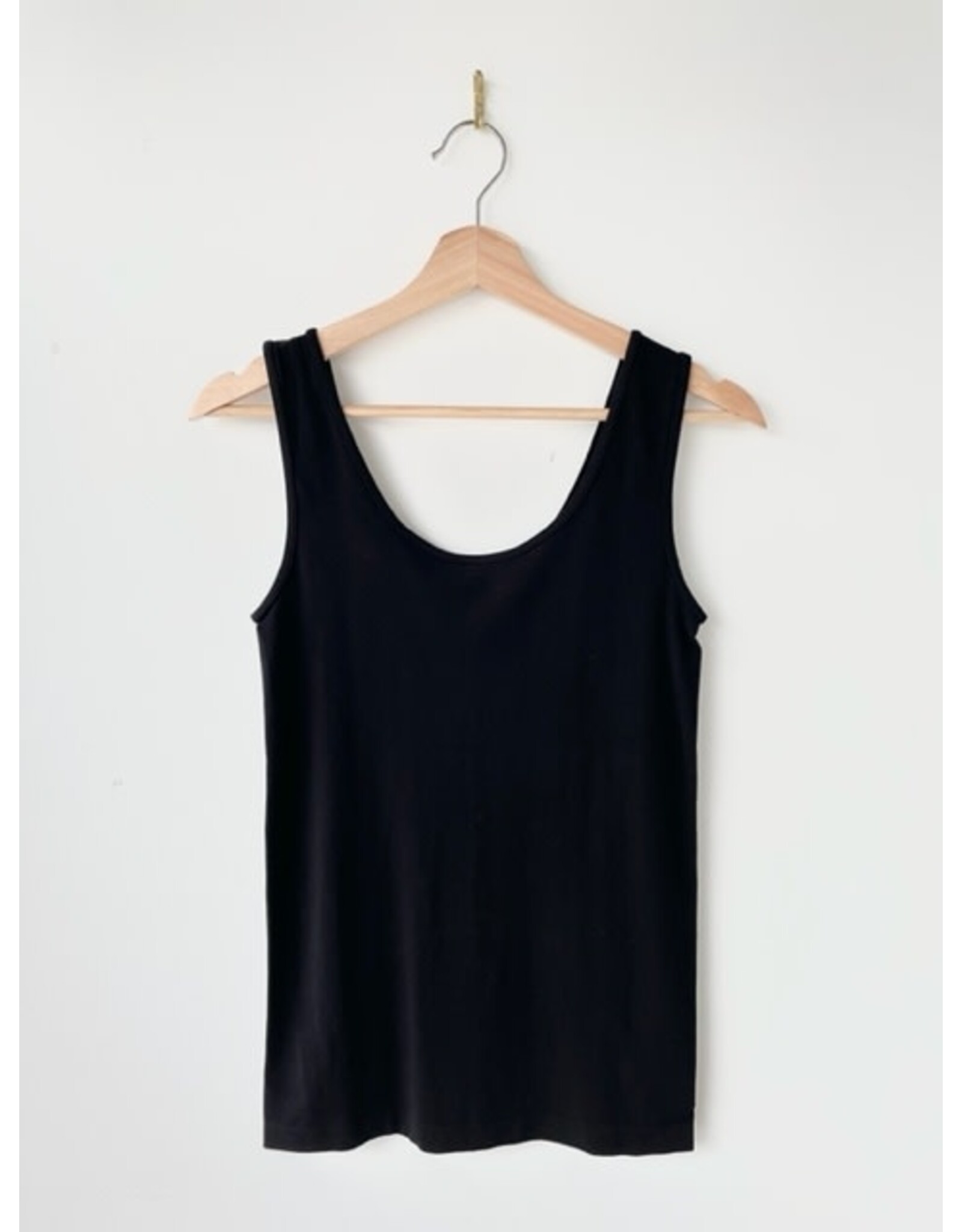 Orange Bamboo tank (black)