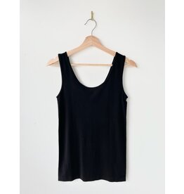 Orange Bamboo tank (black)