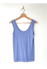 Orange Bamboo tank (periwinkle)