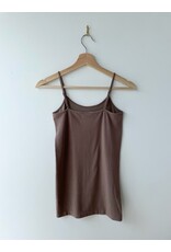 Orange Bamboo spaghetti strap tank top (multiple colours)