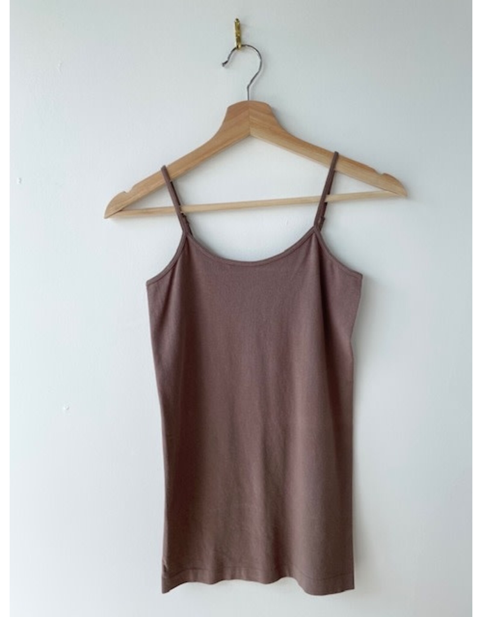 Orange Bamboo spaghetti strap tank top (multiple colours)
