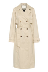 Kaffe Kaffe - Patricia Trench Coat (Feather Grey)