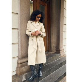 Kaffe Kaffe - Patricia Trench Coat (Feather Grey)
