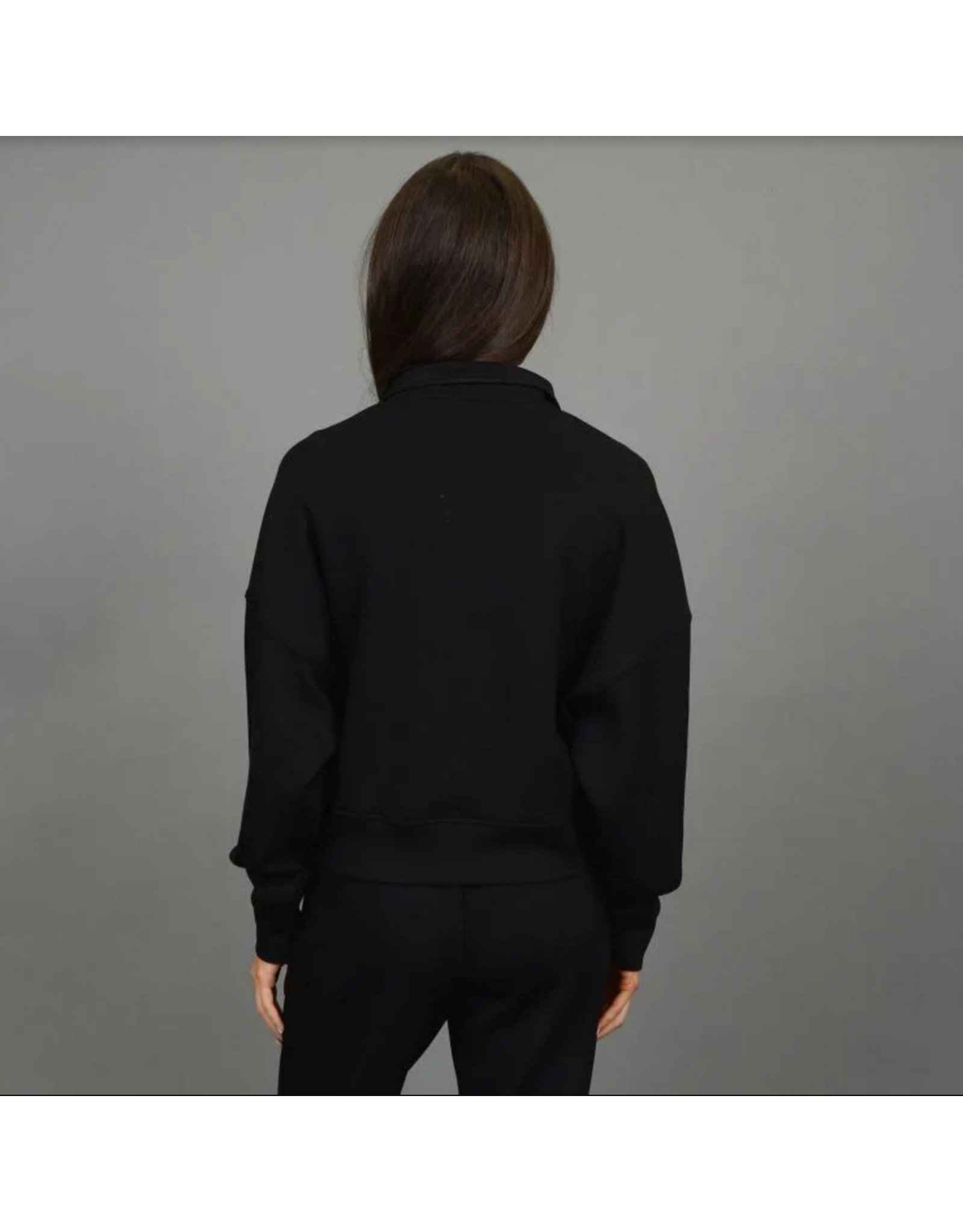 RD Style RD Style - Mailyn soft scuba half zip pullover (Black)