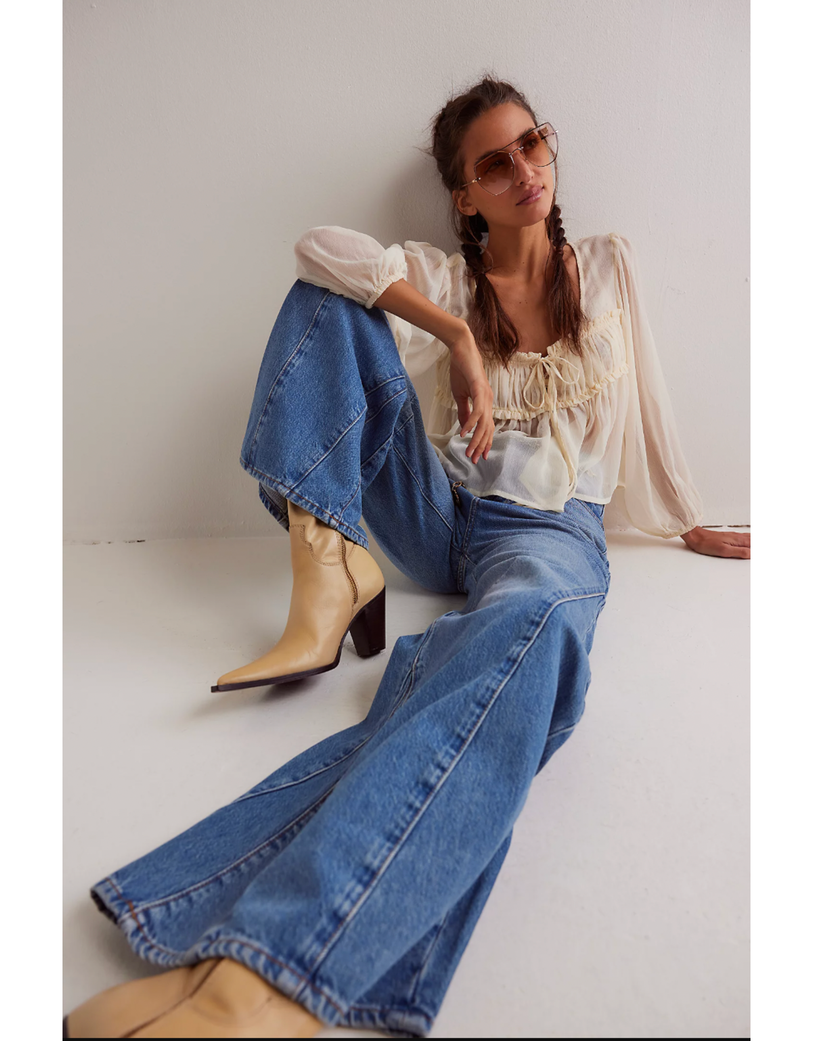 Free people Free People - Eden High Slouchy Jean (Homefree)
