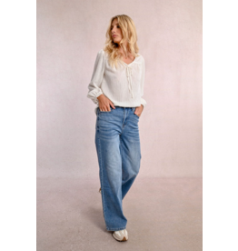 Molly Bracken Molly Bracken - High Waisted Wide leg jeans