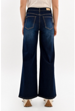 Molly Bracken Molly Bracken - High Waisted Wide leg jeans (Denim Dark Blue)