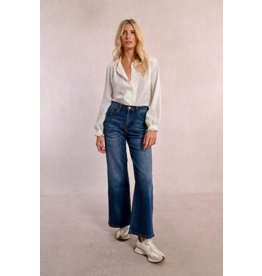 Molly Bracken Molly Bracken - High Waisted Wide leg jeans (Brut)