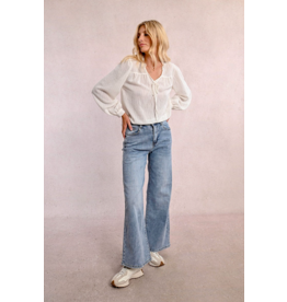 Molly Bracken Molly Bracken - High Waisted Wide leg jeans (Light Denim)