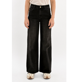 Molly Bracken Molly Bracken - High Waisted Wide leg jeans (Black)