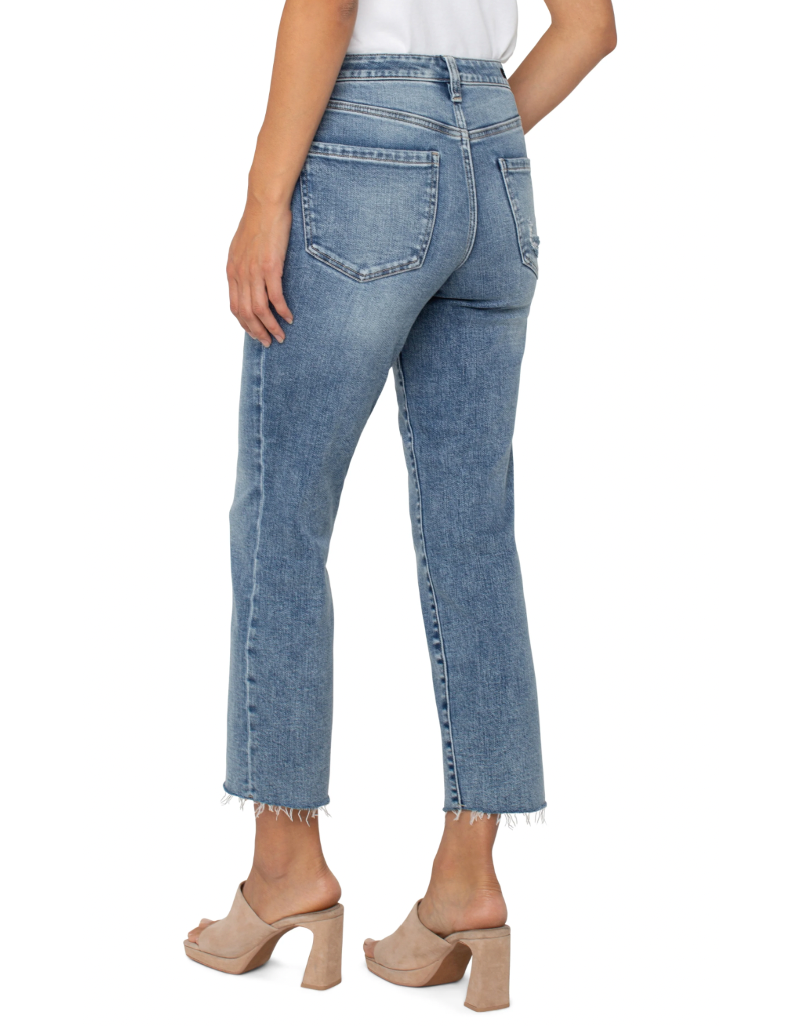 Liverpool Liverpool - Liv Hi-Rise Non Skinny with Cut Hem (Santa Anita)