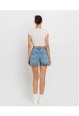 VERVET VERVET - Rebecca High Rise Cleancut Hem A Line Shorts (Inner Circle)