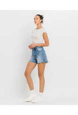 VERVET VERVET - Rebecca High Rise Cleancut Hem A Line Shorts (Inner Circle)