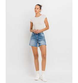 VERVET VERVET - Rebecca High Rise Cleancut Hem A Line Shorts (Inner Circle)