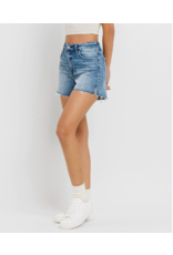 VERVET VERVET - Rebecca High Rise Cleancut Hem A Line Shorts (Inner Circle)