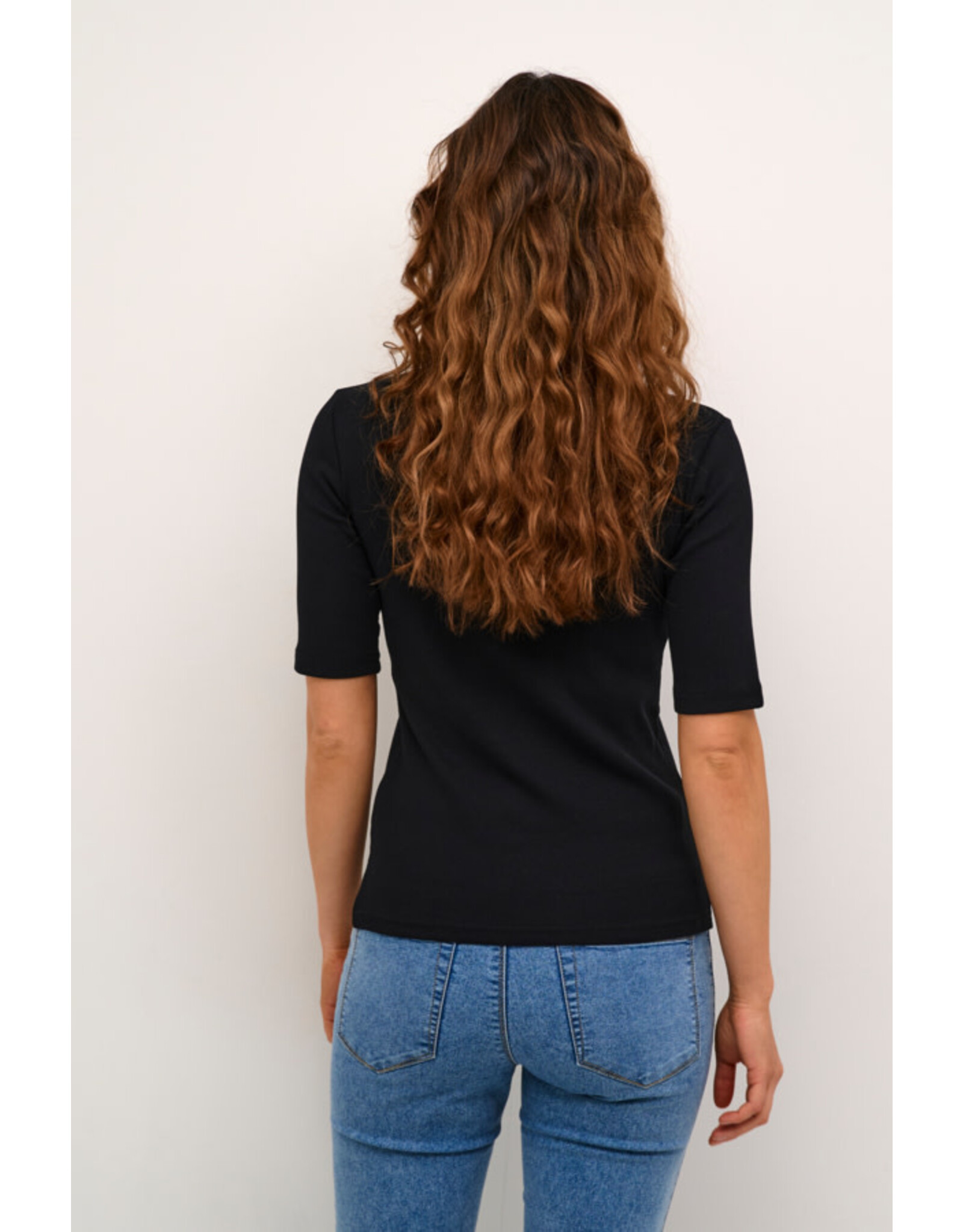 Kaffe Kaffe - Carna T Shirt (Black Deep)