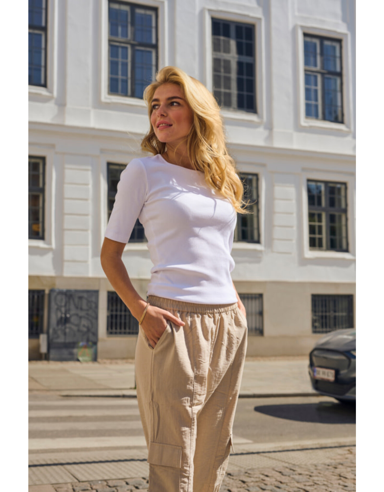 Kaffe Kaffe - Carna T Shirt (Optical White)