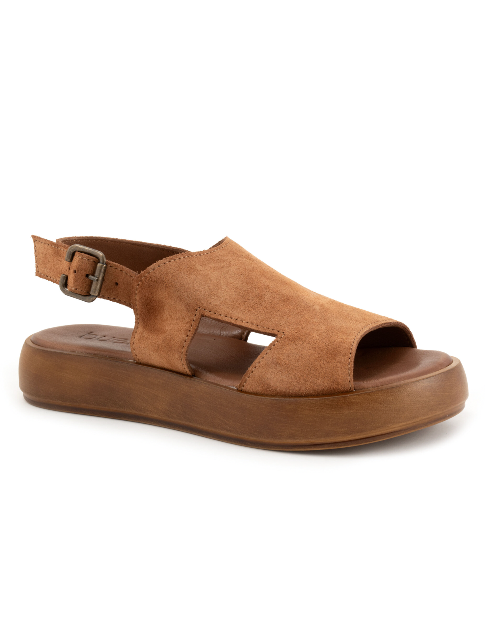 Bueno Bueno - Jacob Flatform Sandal (Chestnut Suede)