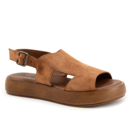 Bueno Bueno - Jacob Flatform Sandal (Chestnut Suede)
