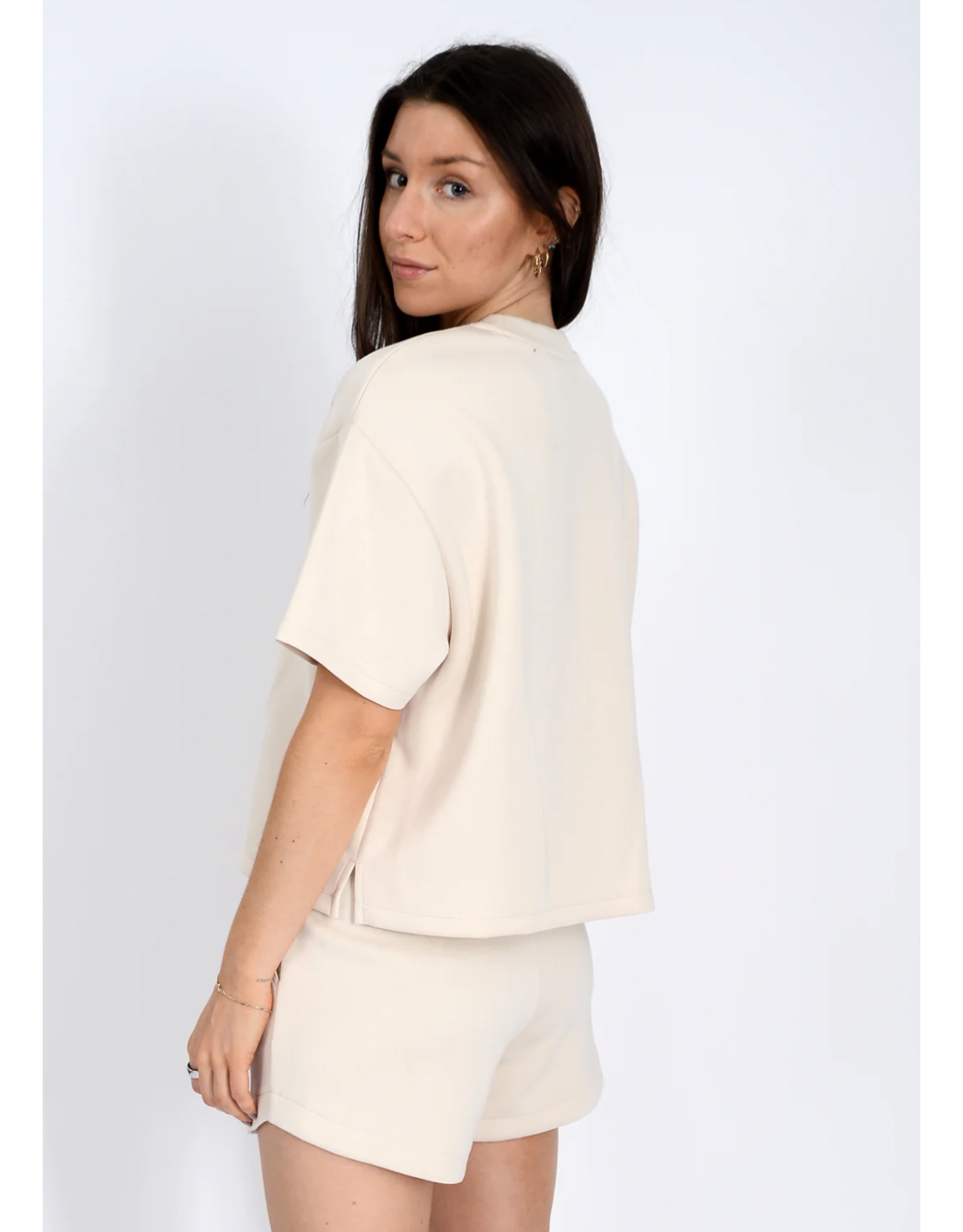 RD Style RD Style - Tess Soft Knit Tee (Creamery)
