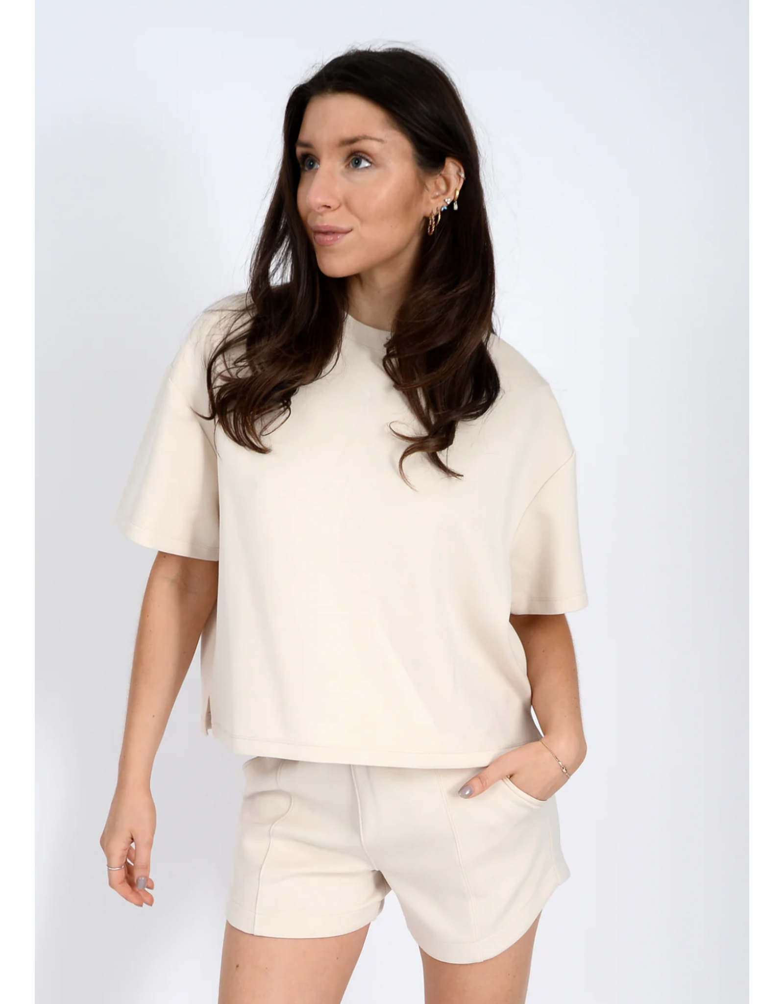 RD Style RD Style - Tess Soft Knit Tee (Creamery)