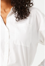Garcia Garcia - Poplin Cotton Button Up (Off White)