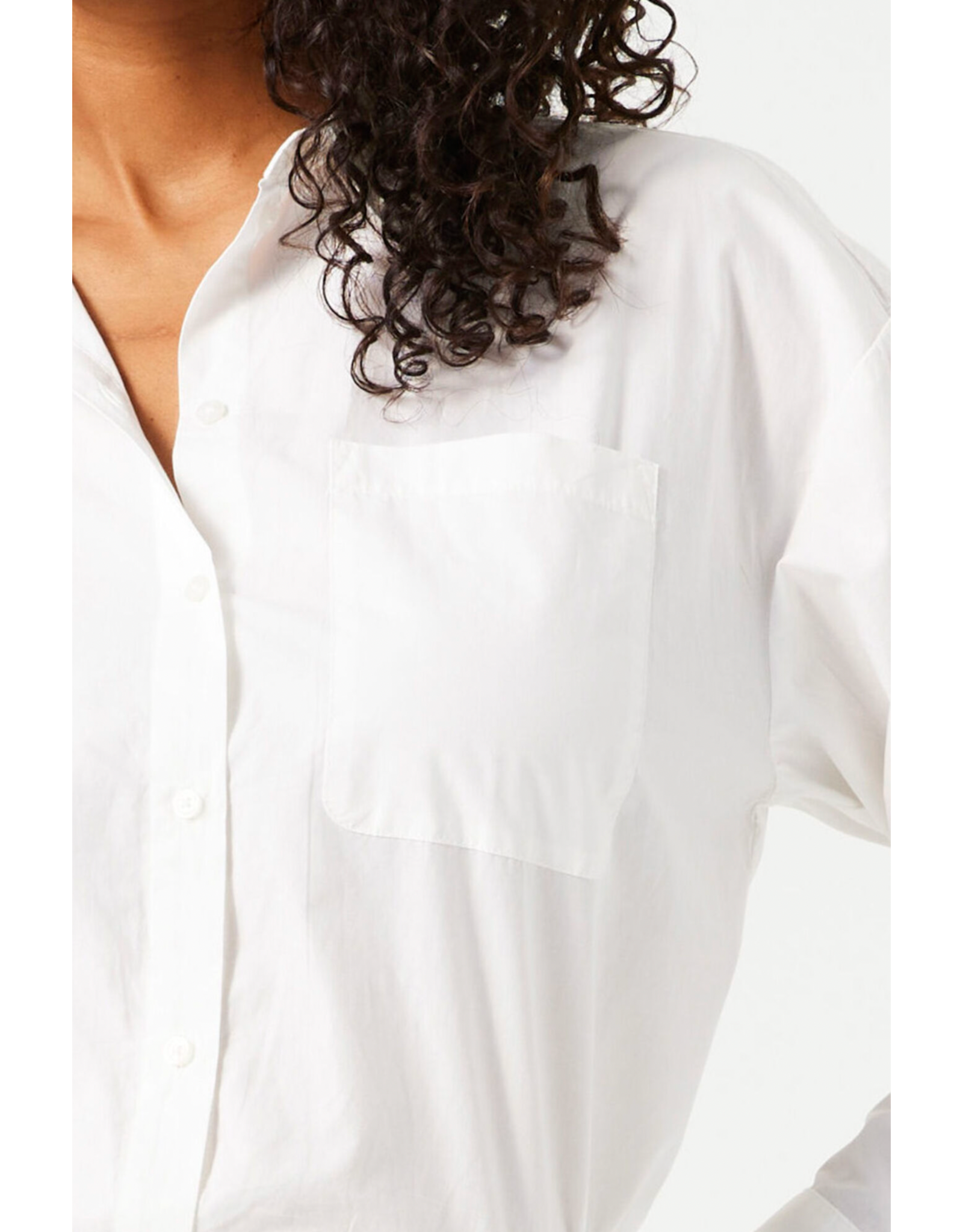 Garcia Garcia - Poplin Cotton Button Up (Off White)