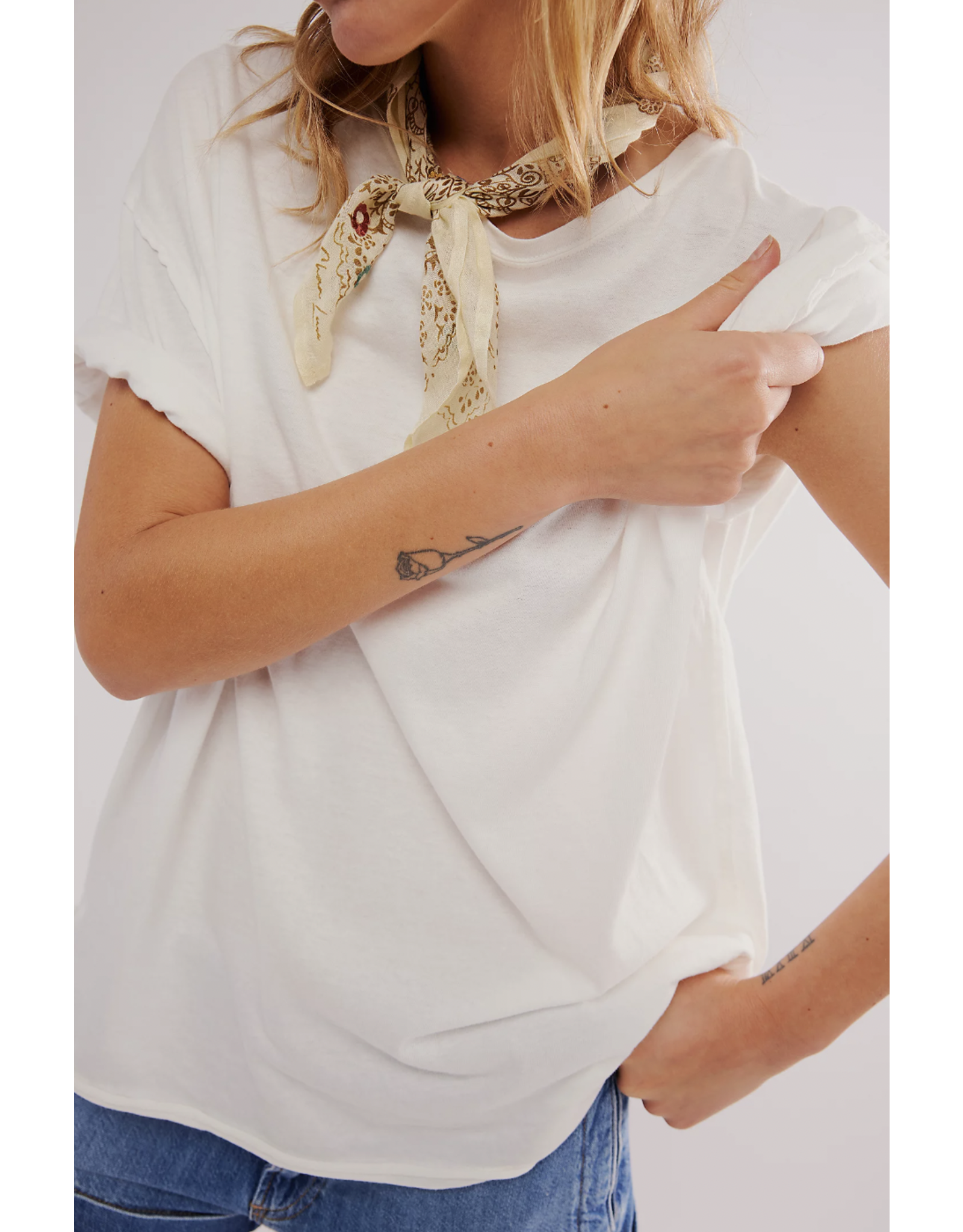 Free people Free People - Nina tee (Ivory)